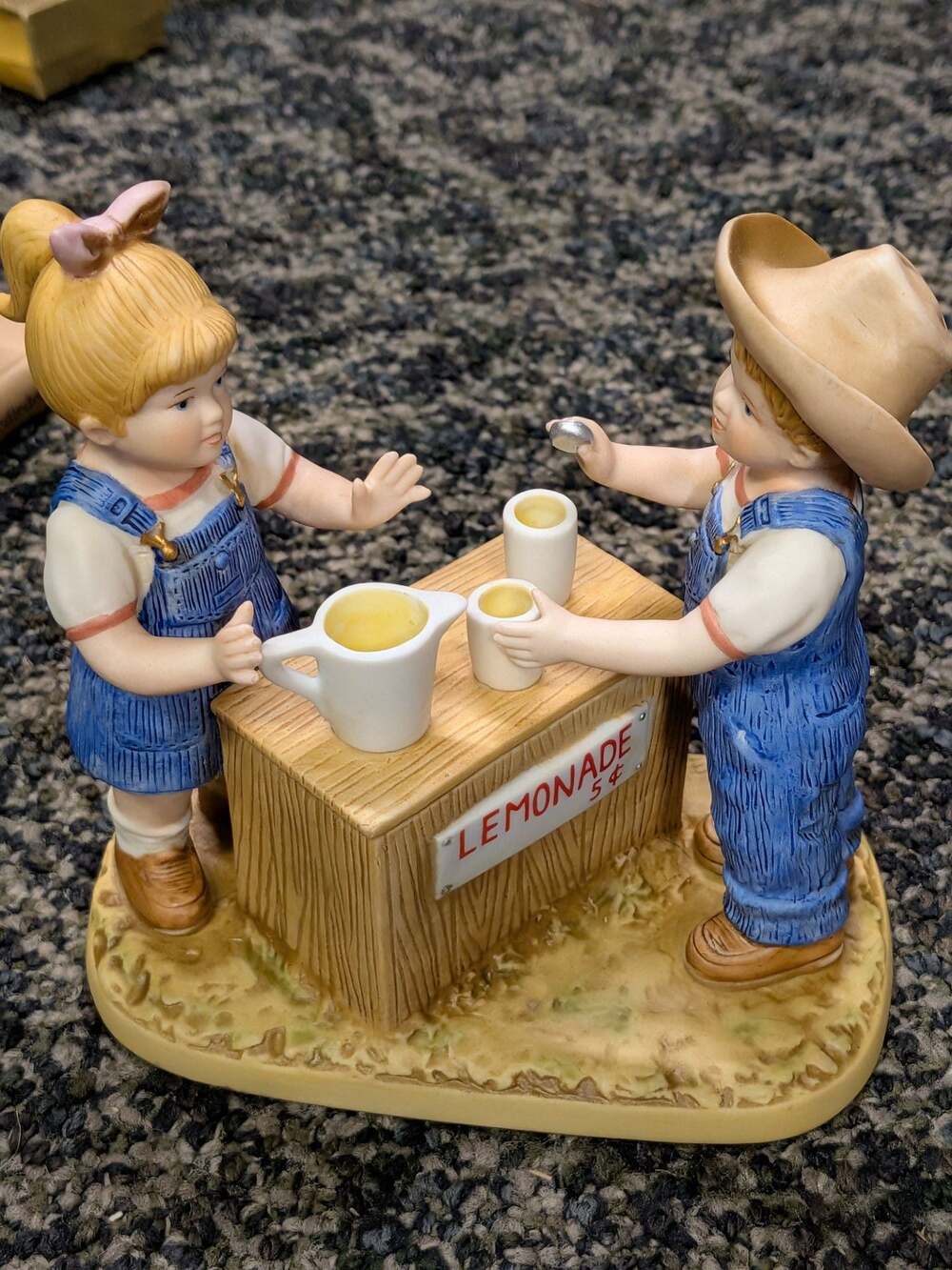 Denim Days by Home Interiors Fresh Lemonade Figurine #15351-99 1999